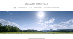 Desktop Screenshot of jornadesambientals.com