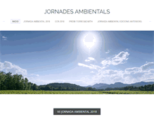 Tablet Screenshot of jornadesambientals.com
